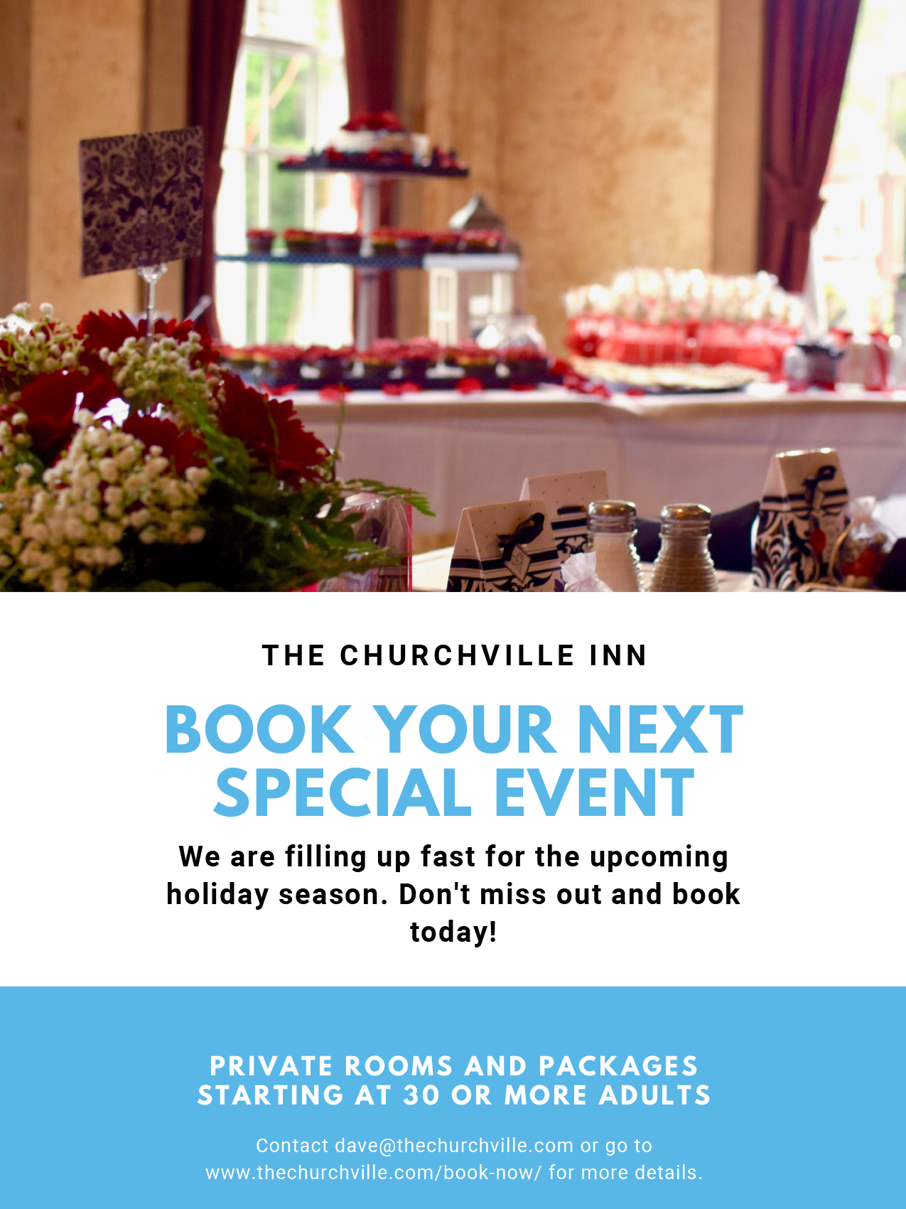 Baby Showers The Churchville Inn