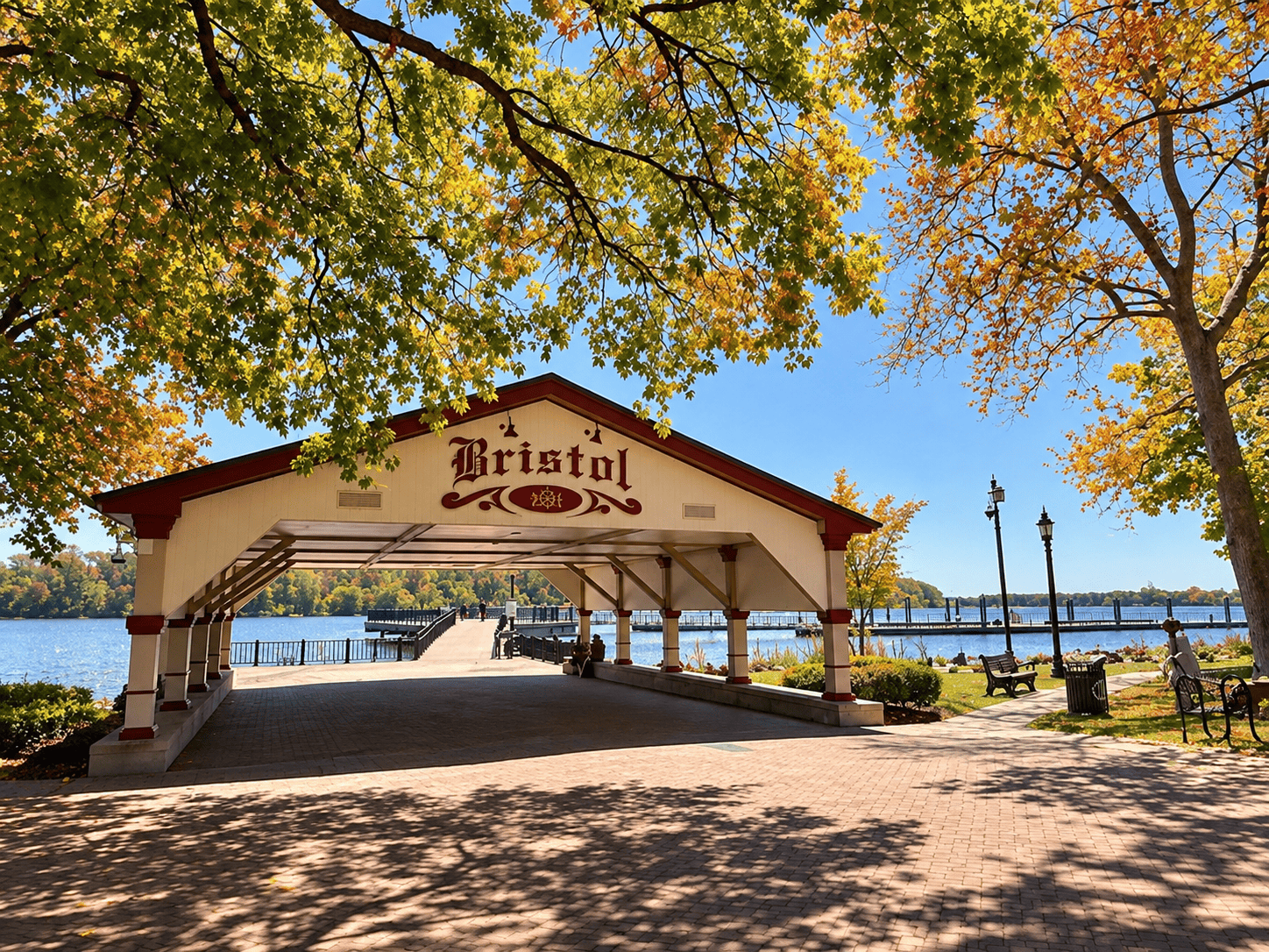Bristol Borough in early fall